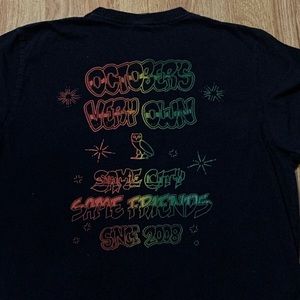 OVO Shirt Mens Medium Black Octobers Very Own Same City Same Friends Drake Owl